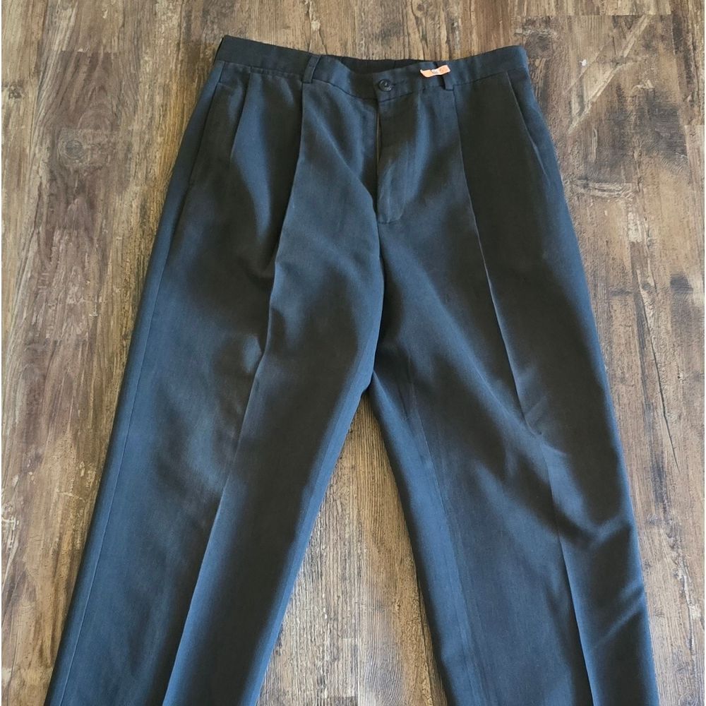Nautica Gray 34x32 Dress Pants Tailored Formal Wear
